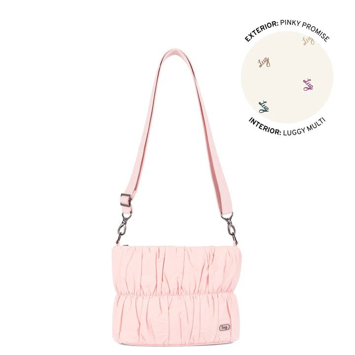 LUG - Flounce CloudGo Ruched Crossbody Bag
