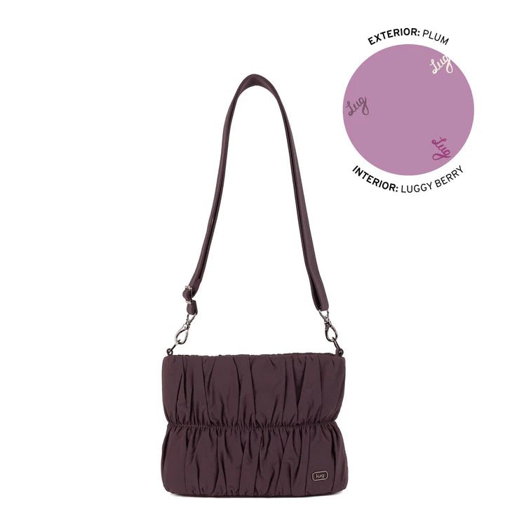LUG - Flounce CloudGo Ruched Crossbody Bag