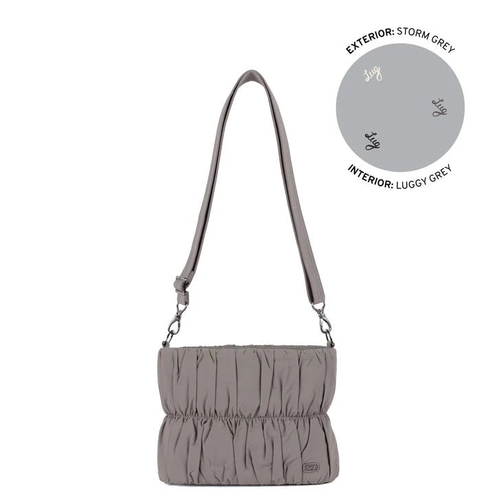 LUG - Flounce CloudGo Ruched Crossbody Bag
