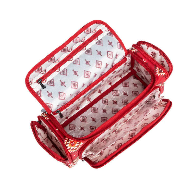 LUG - Guild Collection Classic Trolley Cosmetic Case Luggage & Bags CRYSTAL HONEYCOMB RED 1
