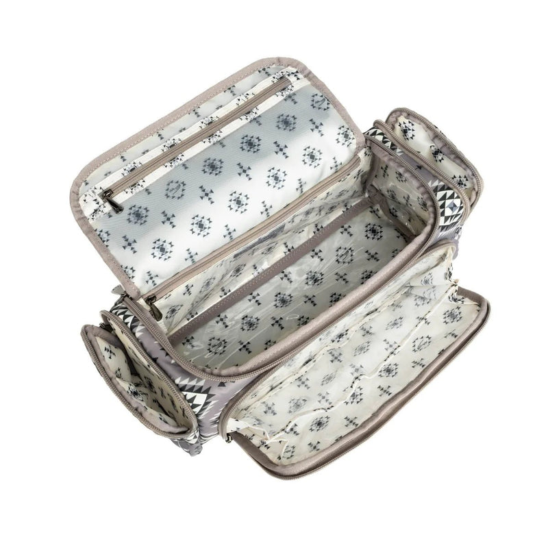 LUG - Guild Collection Classic Trolley Cosmetic Case Luggage & Bags CRYSTAL HONEYCOMB RED 1
