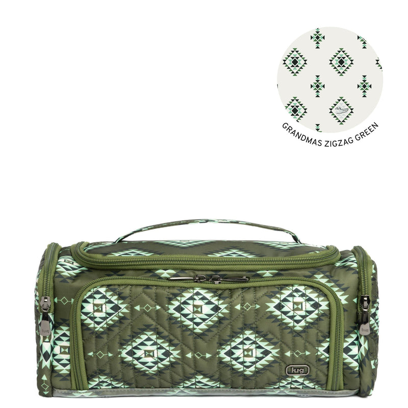 LUG - Guild Collection Classic Trolley Cosmetic Case Luggage & Bags CRYSTAL HONEYCOMB RED 2