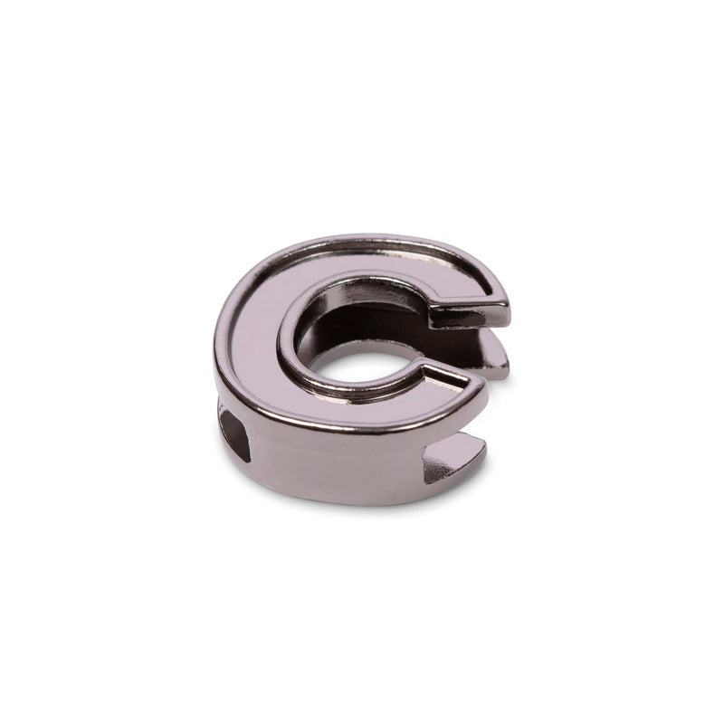 LUG - Gunmetal Letter Bag Charm