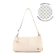 LUG - Half Plunge Satin Luxe VL Crossbody Bag Luggage & Bags PEBBLE