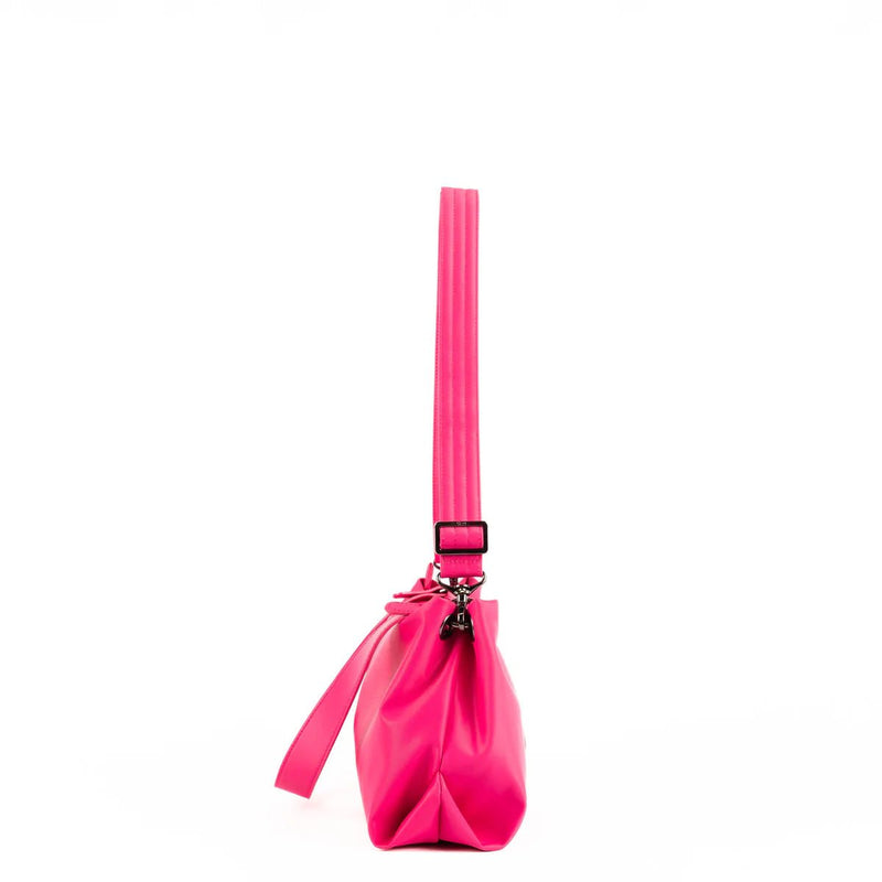 LUG - Half Plunge Satin Luxe VL Crossbody Bag Luggage & Bags POWERFUL PINK