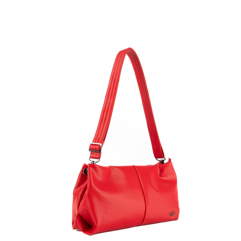 LUG - Half Plunge Satin Luxe VL Crossbody Bag Luggage & Bags POWERFUL PINK