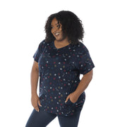 LUG - Hopper High Low Tunic Top Apparel & Accessories Flamingo Blue XS