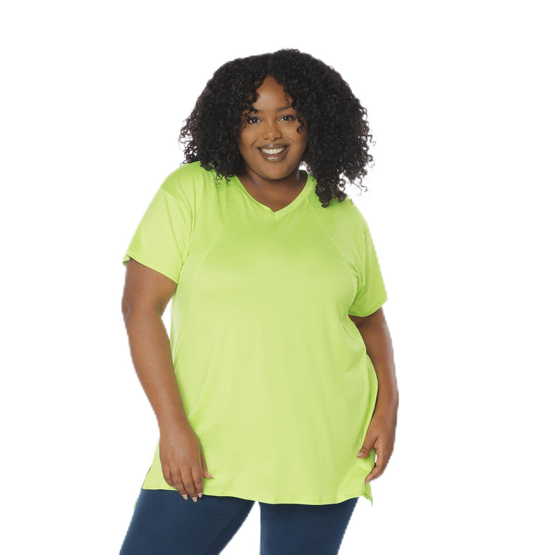 LUG - Hopper High Low Tunic Top Apparel & Accessories Flamingo Blue XS