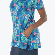 LUG - Hopper High Low Tunic Top Apparel & Accessories Flamingo Blue XS