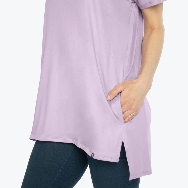 LUG - Hopper High Low Tunic Top Apparel & Accessories Flamingo Blue XS