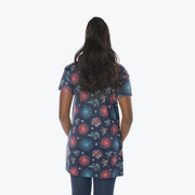 LUG - Hopper High Low Tunic Top Apparel & Accessories Flamingo Blue XS