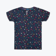 LUG - Hopper High Low Tunic Top Apparel & Accessories Paws Navy XS