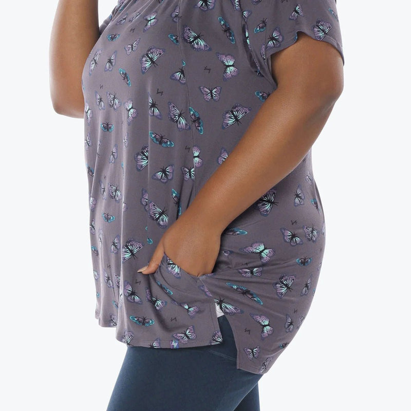 LUG - Hopper High Low Tunic Top Apparel & Accessories Resort Black XS