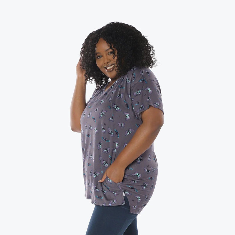 LUG - Hopper High Low Tunic Top Apparel & Accessories Resort Black XS