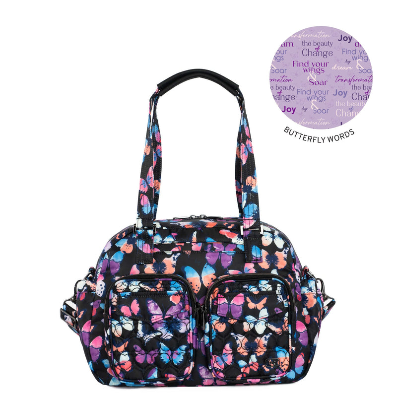 LUG - Jumper 2 Carry - All Tote Luggage & Bags WATERCOLOR BUTTERFLIES