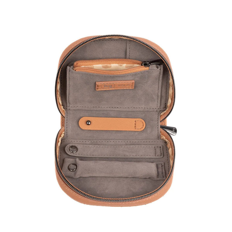 LUG - Kolo Mini Jewelry Matte Luxe VL Pouch with Charm Bar Luggage & Bags DENIM DRIFT