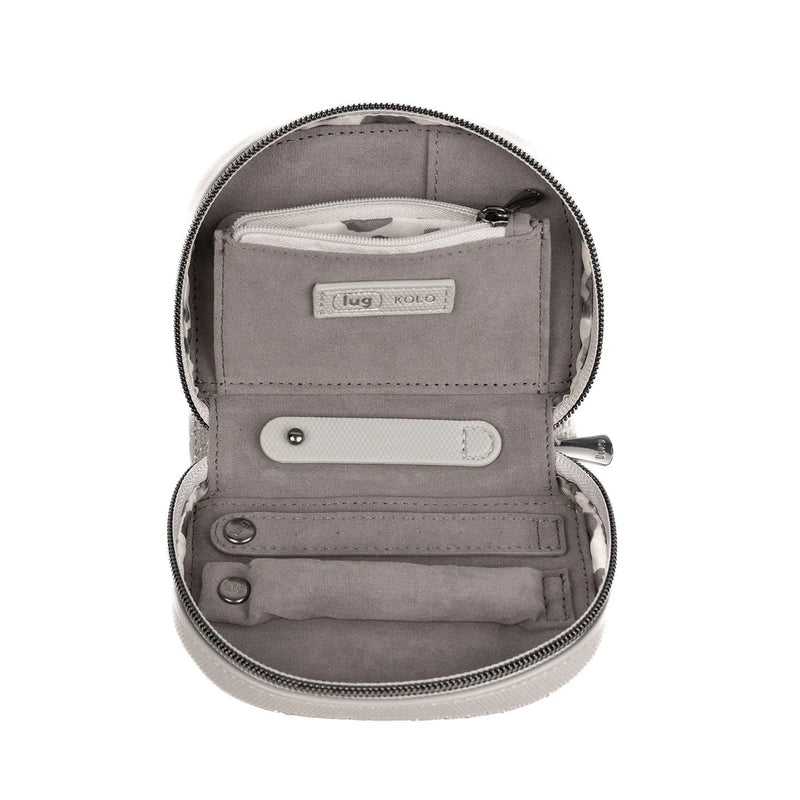 LUG - Kolo Mini Jewelry Matte Luxe VL Pouch with Charm Bar Luggage & Bags DENIM DRIFT