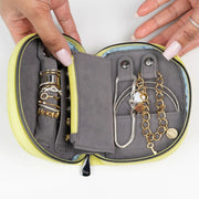 LUG - Kolo Mini Jewelry Matte Luxe VL Pouch with Charm Bar Luggage & Bags DENIM DRIFT