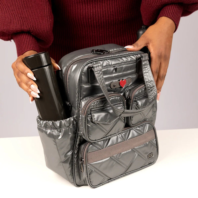 LUG - Legacy Collection Mini Puddle Jumper Convertible Tote Bag Luggage & Bags TEMPO PLAID RED