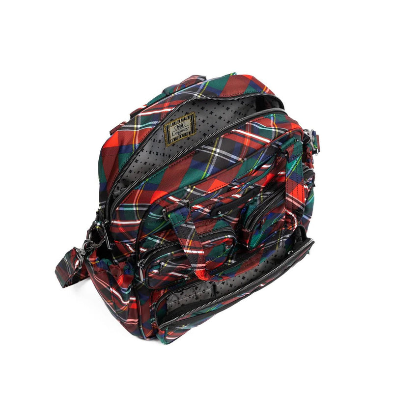 LUG - Legacy Collection Mini Puddle Jumper Convertible Tote Bag Luggage & Bags TEMPO PLAID RED