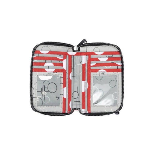 LUG - Legacy Collection Rodeo RFID Wallet _ CRIMSON LARGE DOT Apparel & Accessories