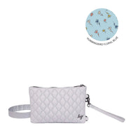 LUG - Peekaboo 2 Matte Luxe VL Convertible Crossbody Bag Luggage & Bags Metallic Silver