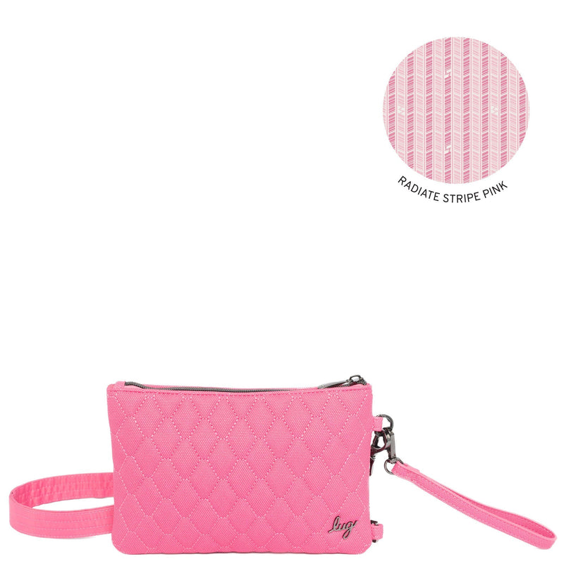 LUG - Peekaboo 2 Matte Luxe VL Convertible Crossbody Bag Luggage & Bags Pink Tourmaline