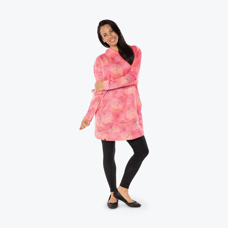 LUG - Peekaboo Sweater Fleece Tunic Hoodie