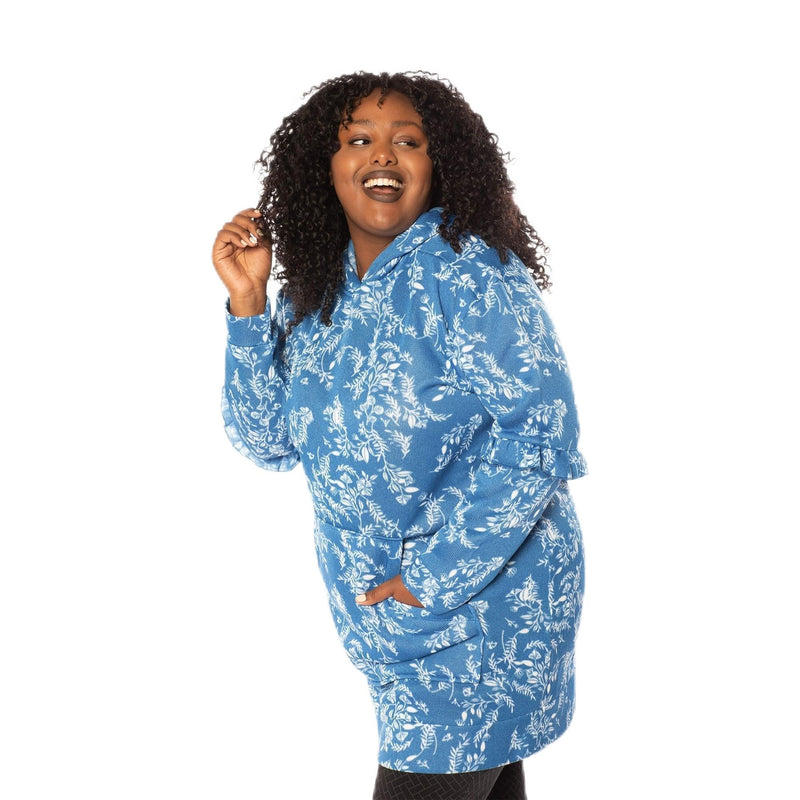 LUG - Peekaboo Sweater Fleece Tunic Hoodie