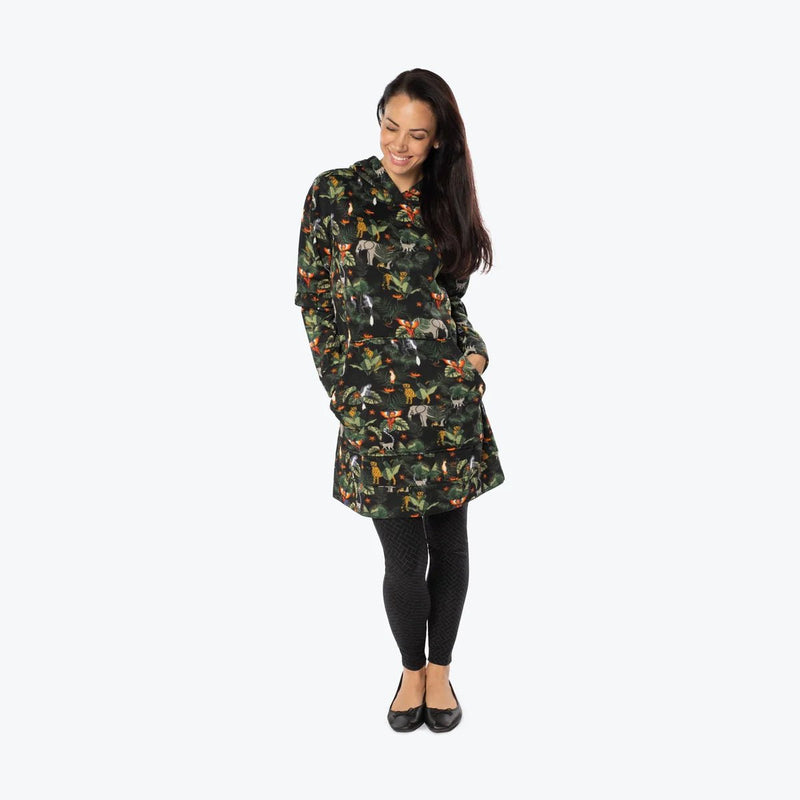 LUG - Peekaboo Sweater Fleece Tunic Hoodie