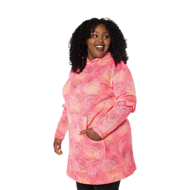 LUG - Peekaboo Sweater Fleece Tunic Hoodie