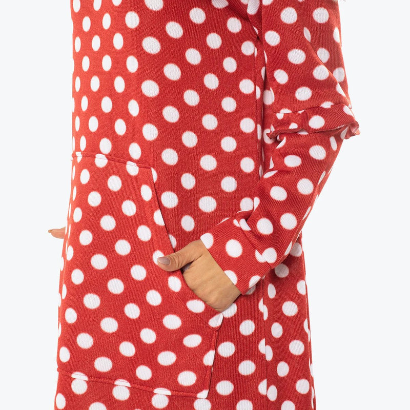 LUG - Peekaboo Sweater Fleece Tunic Hoodie