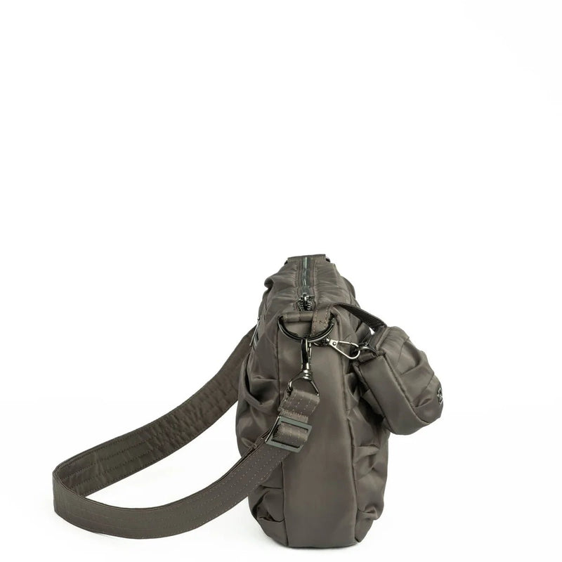 LUG - Scuffle Pleated Crossbody Bag with Disco Pouch