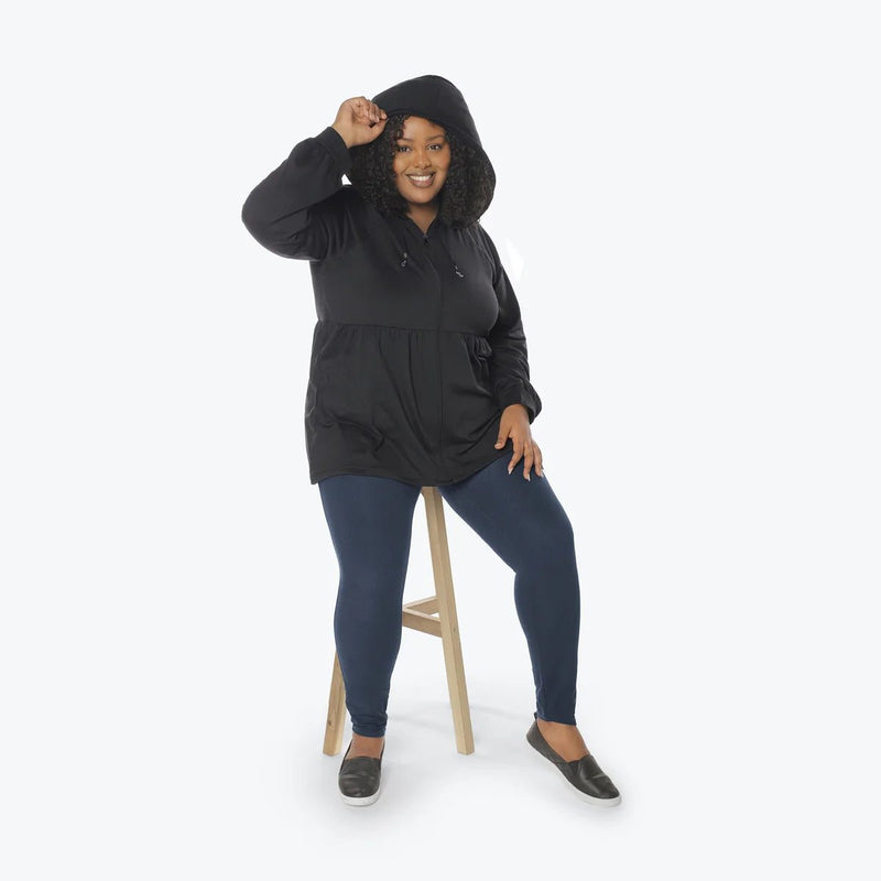 LUG - Shimmy Brushed Jersey Zip Up