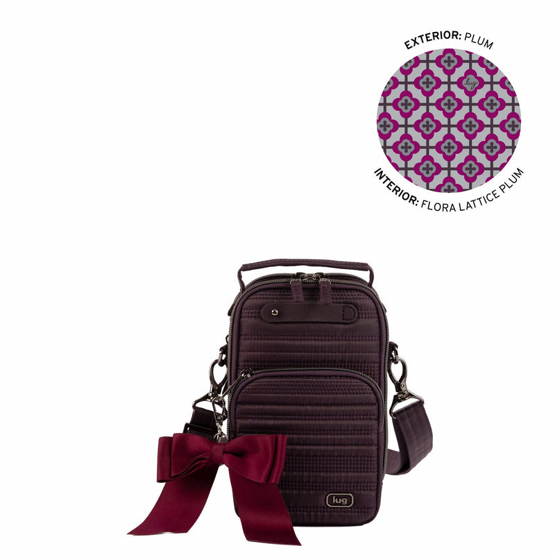 LUG - Skeeter Mini Bridge Love Convertible Crossbody with Bow Luggage & Bags PLUM