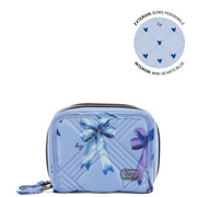 LUG - Splits 2 Compact RFID Wallet Luggage & Bags BOWS PERIWINKLE