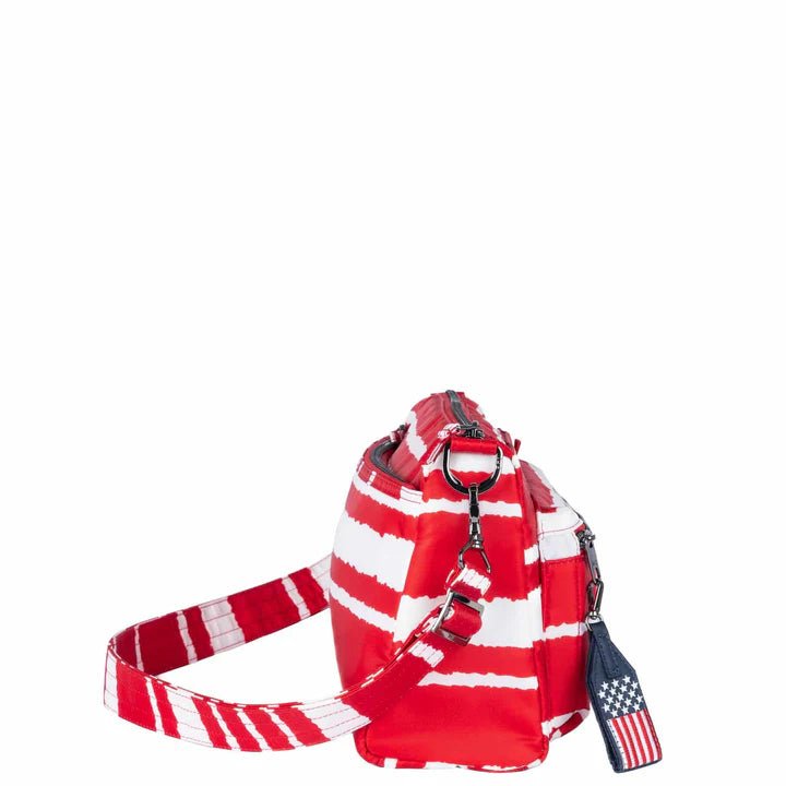 LUG - Stretch LE Crossbody Bag - Patriotic Luggage & Bags RED Stripe