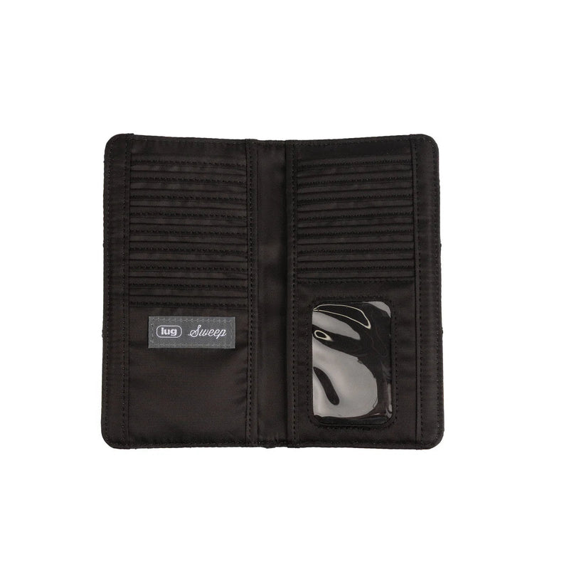 LUG - Sweep Slim Flap Wallet Luggage & Bags BLACK