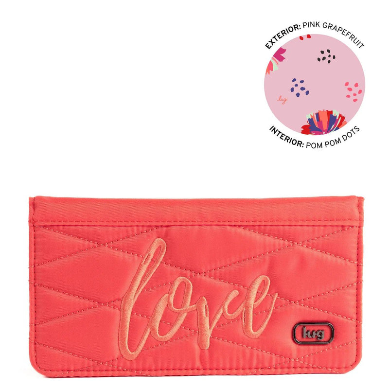 LUG - Sweep Slim Flap Wallet Luggage & Bags PINK GRAPEFRUIT