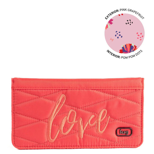 LUG - Sweep Slim Flap Wallet Luggage & Bags PINK GRAPEFRUIT