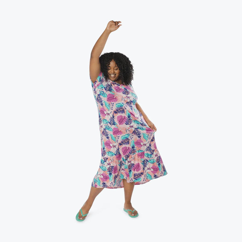 LUG - Swing High Low Maxi Dress