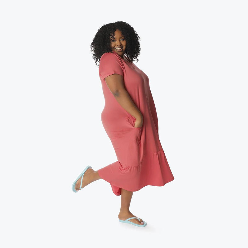 LUG - Swing High Low Maxi Dress