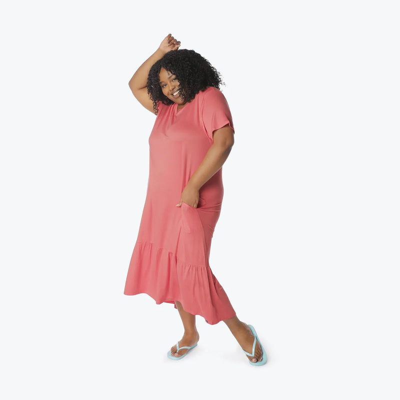 LUG - Swing High Low Maxi Dress