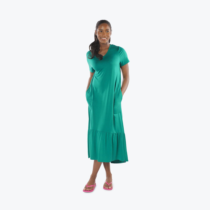 LUG - Swing High Low Maxi Dress