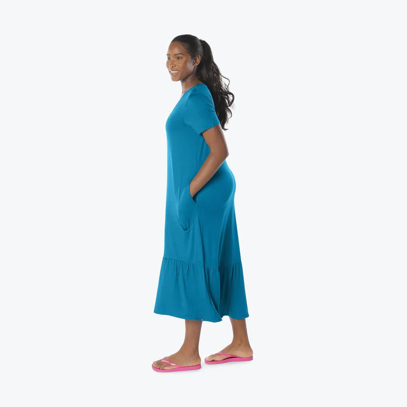 LUG - Swing High Low Maxi Dress