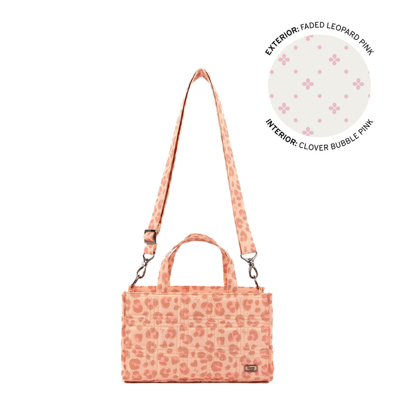 LUG - Train Top Handle Crossbody Bag Luggage & Bags FADED LEOPARD PINK