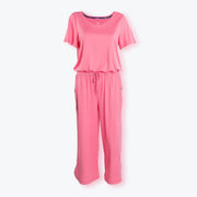 LUG - Trotter Brushed Jersey Jumpsuit Apparel & Accessories Pink Tourmaline L