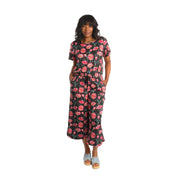 LUG - Trotter Brushed Jersey Jumpsuit Apparel & Accessories Pompom Floral Black S