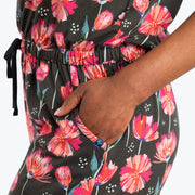LUG - Trotter Brushed Jersey Jumpsuit Apparel & Accessories Pompom Floral Black S