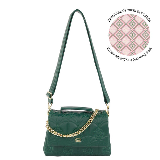 LUG - Wicked x Lug Plié Satin Luxe VL Crossbody Bag Luggage & Bags OZ WICKEDLY GREEN